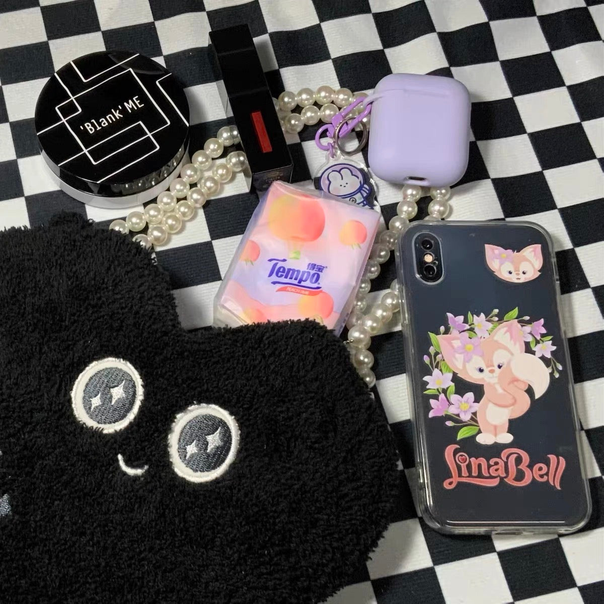 2 Pack Black Heart Spades Crossbody Bag