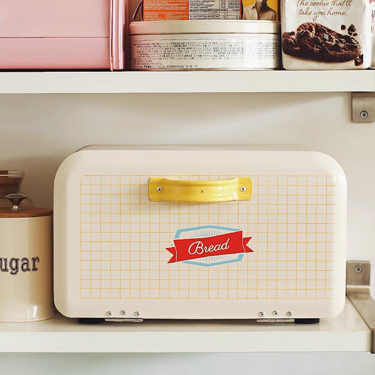 Large Capacity Metal Bread Box Storage Tin