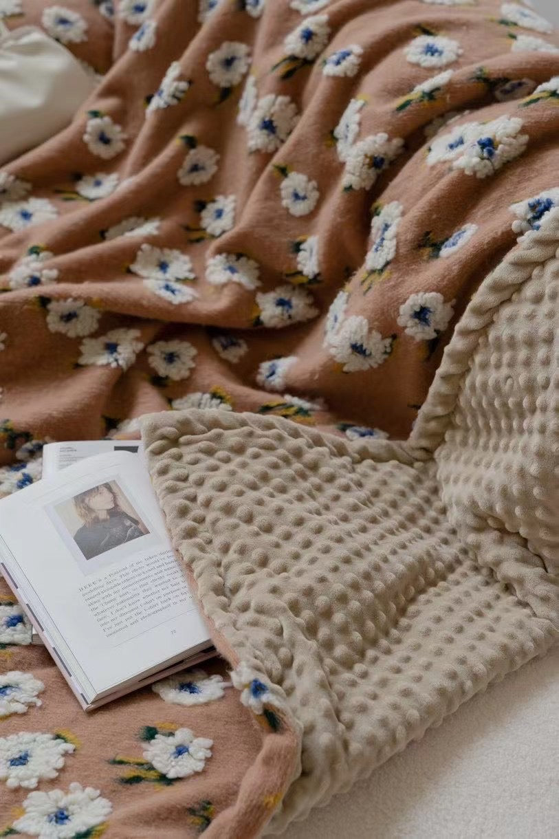 Bean Fleece Blanket