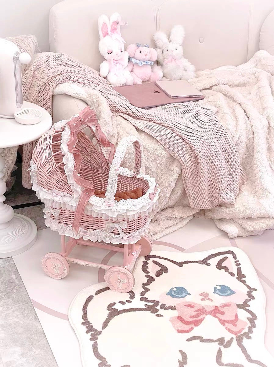 Cartoon cutie kitten floor Mat