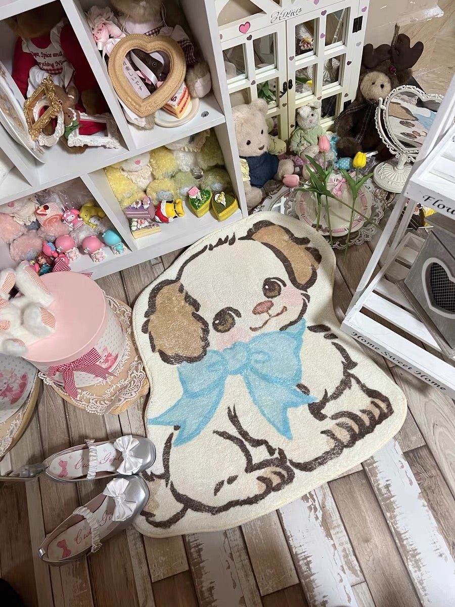 Cartoon Cutie Puppy Rug
