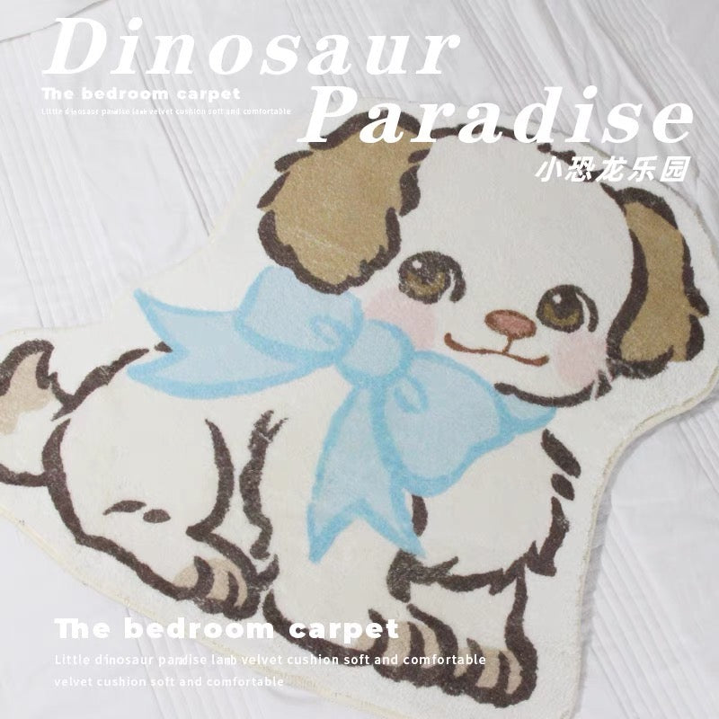 Cartoon Cutie Puppy Rug