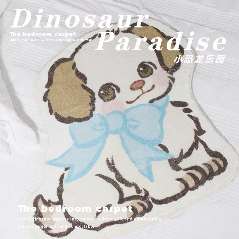 Cartoon Cutie Puppy Rug
