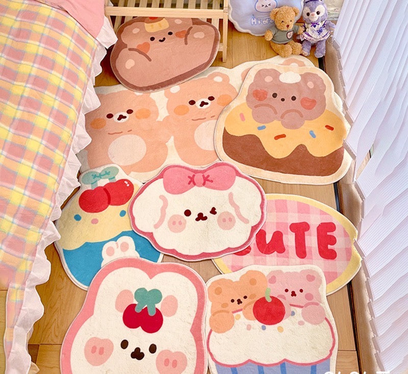 Welcome Bear Soft Rug