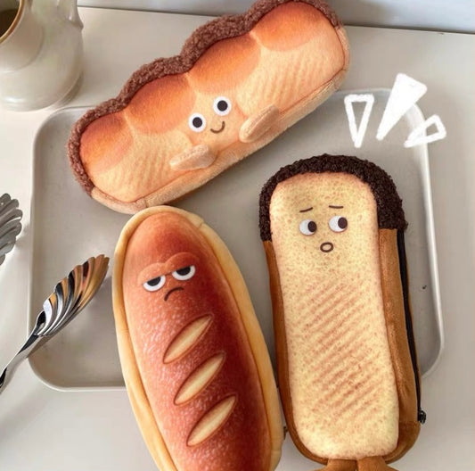 Emotional Bread Pencil School Case