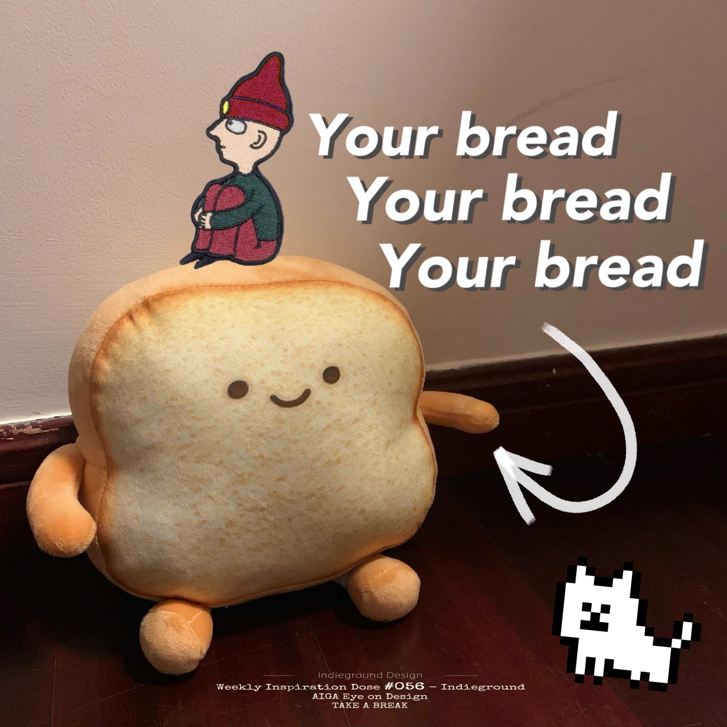 Emotional Bread- Seat Cushion