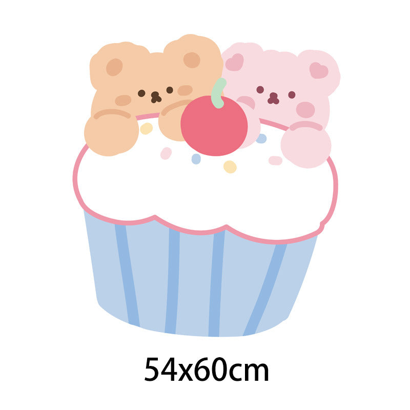 Cup Cake Donut Cutie Bear Soft Rug