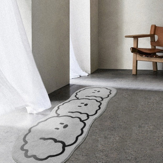 Cartoon Dog Design Floor Mat