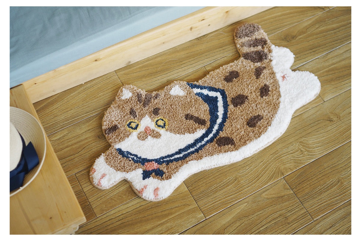 Coffee Cat Welcome Shrimp Tempura Soft Mat