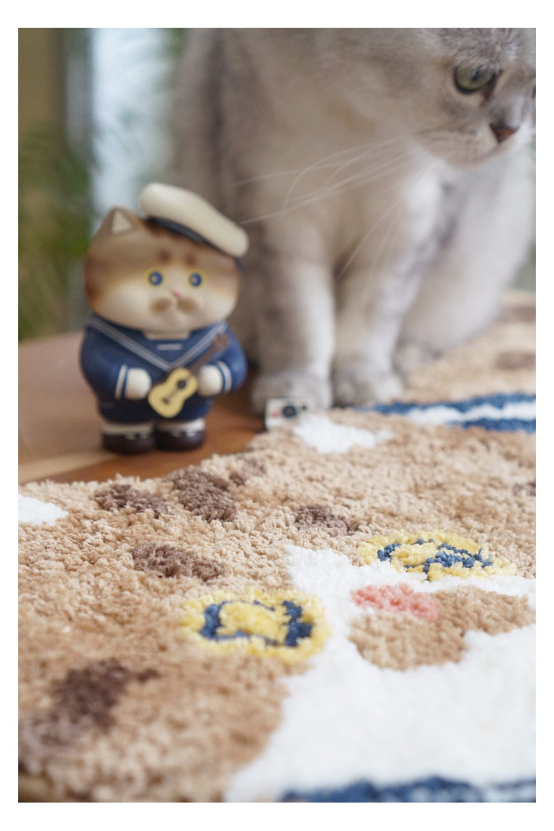 Coffee Cat Welcome Shrimp Tempura Soft Mat