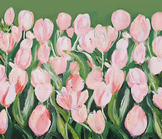 PVC Colorful bouquet of flowers Non-Slip Entrance Mat