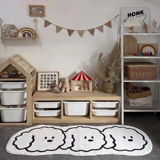 Cartoon Dog Design Floor Mat