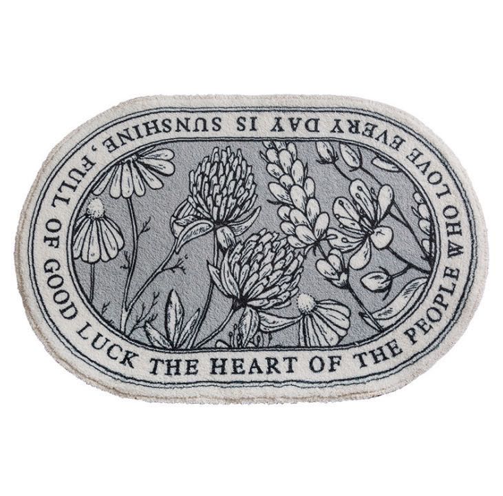 INS Style Doormat Absorbent Carpets 3pic Set