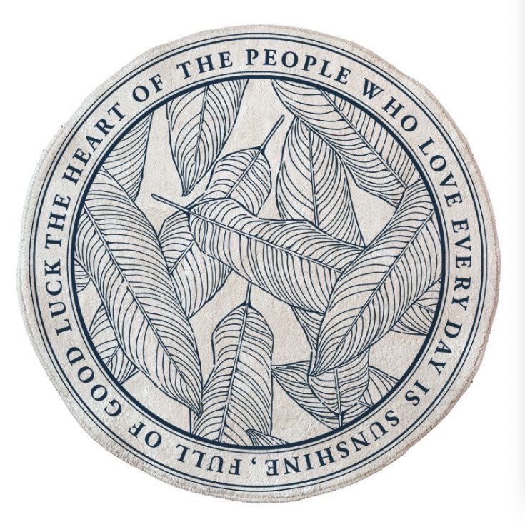 INS Style Doormat Absorbent Carpets 3pic Set