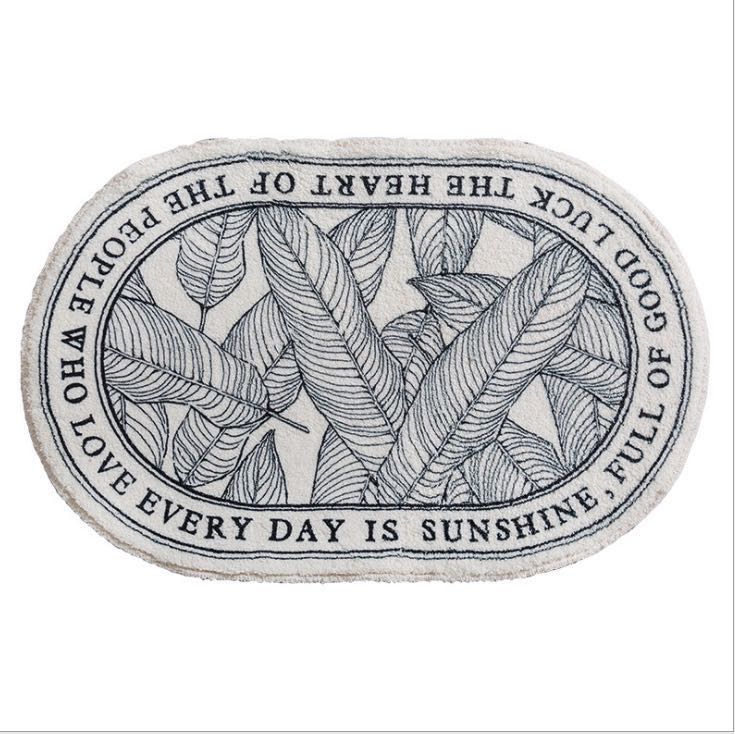 INS Style Doormat Absorbent Carpets 3pic Set