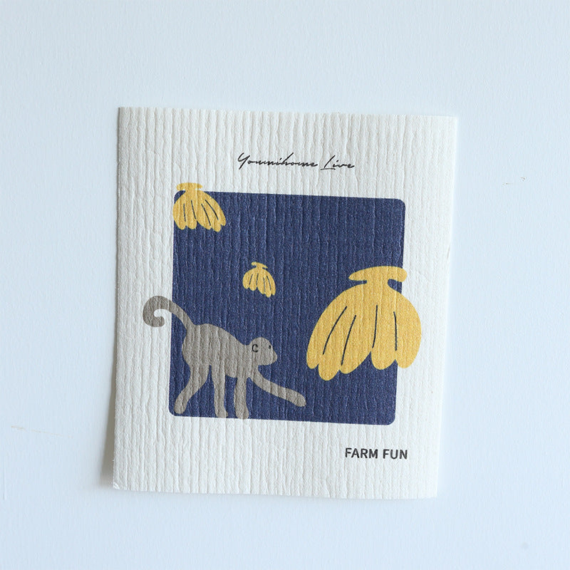 Cellulose Sponge Swedish Dishcloth Oil-Free Cleaning Cloth